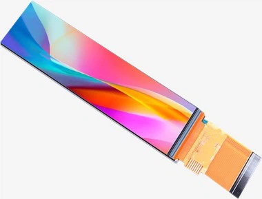 0,99 inç Küçük Dokunmatik IPS LCD Ekran 40*160mm 500nit Parlaklık